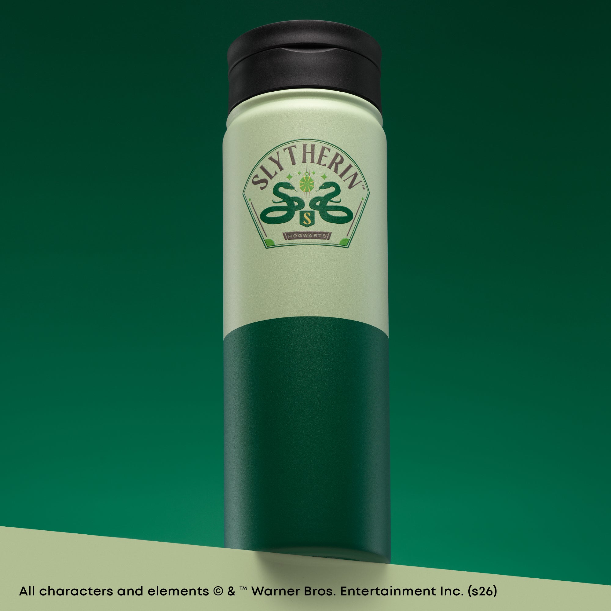 JoyJolt Harry Potter Slytherin gourde inox 65 cl avec paille