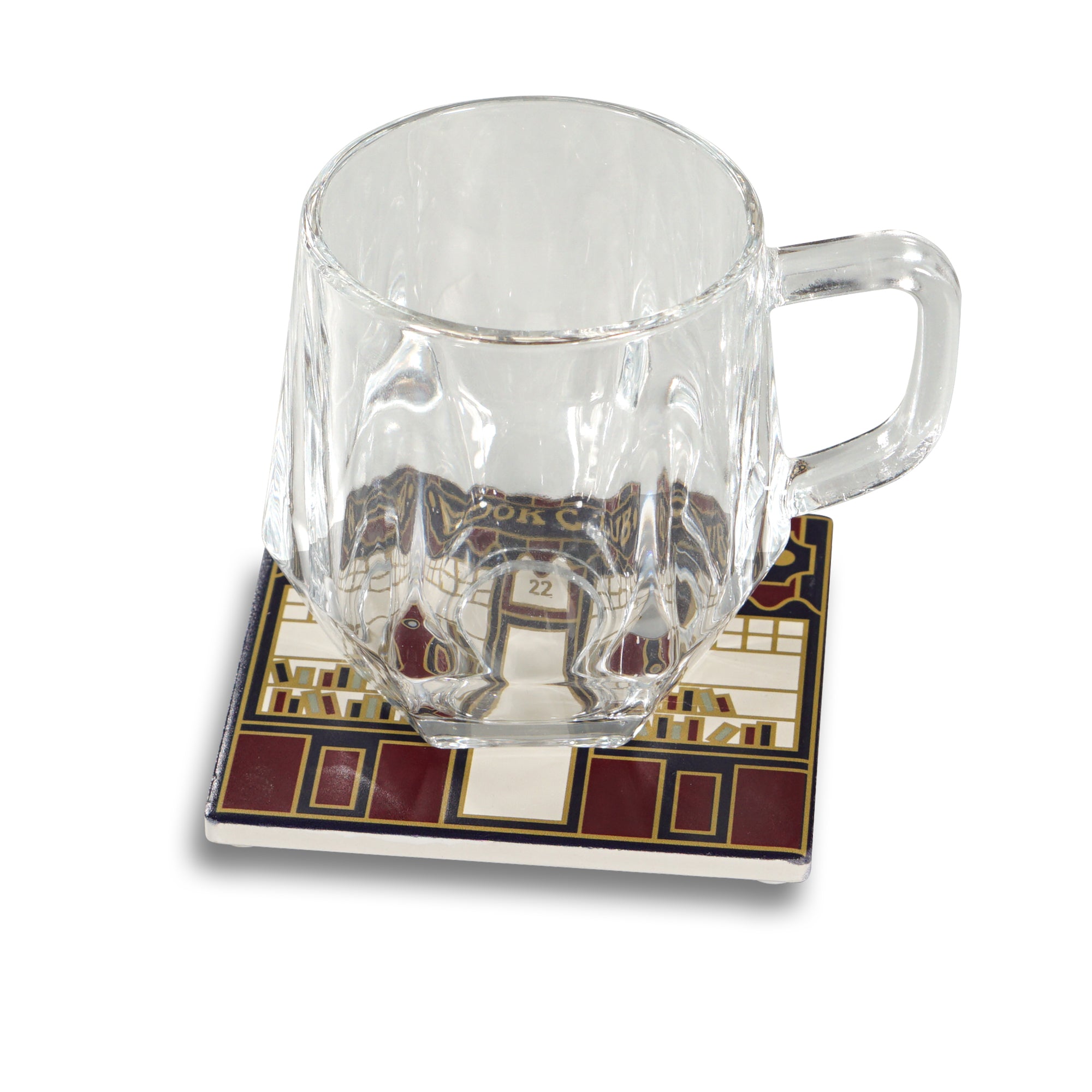 HMB Pulteney Press Book Club dessous de verre rouge