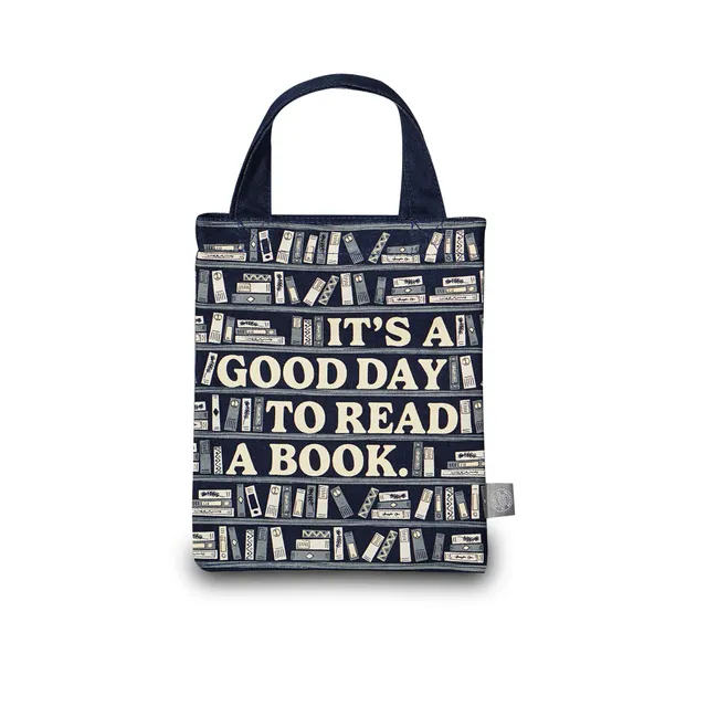 Pulteney Press Good Day To Read mini tote coton recyclé
