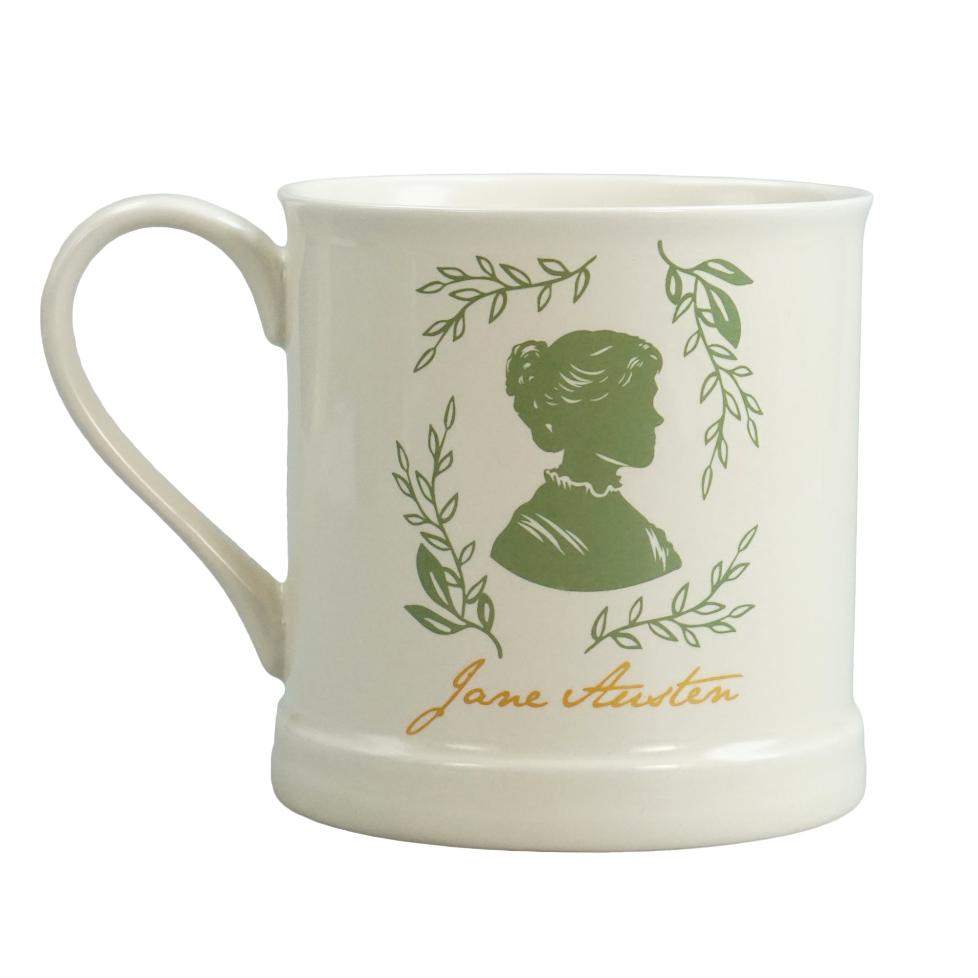 Jane Austen Silhouette mug vintage crème 37,5 cl