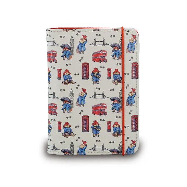 Paddington London portefeuille passeport blanc 15 cm