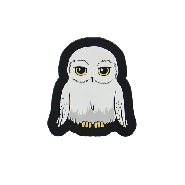 Harry Potter Hedwige magnet blanc cuir
