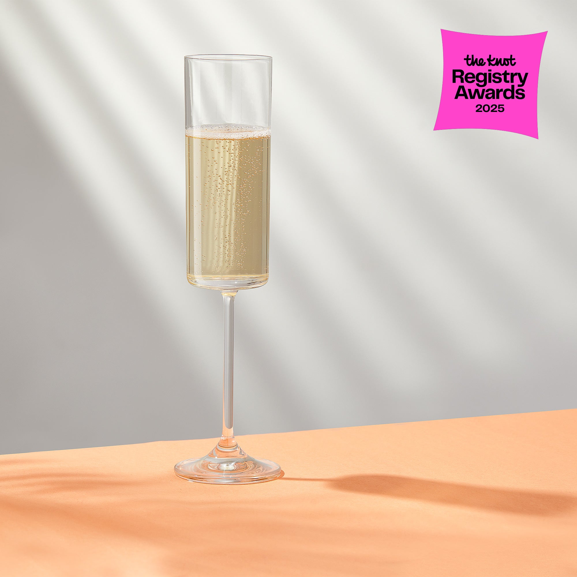 JoyJolt Claire flûtes à champagne lot de 2 17 cl cristal