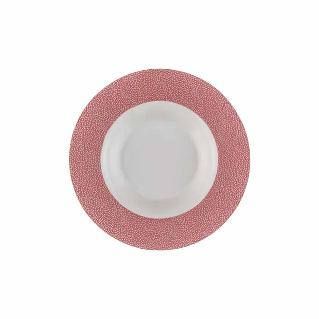 Artis Purity Pearls bol rose 24cm bord perle