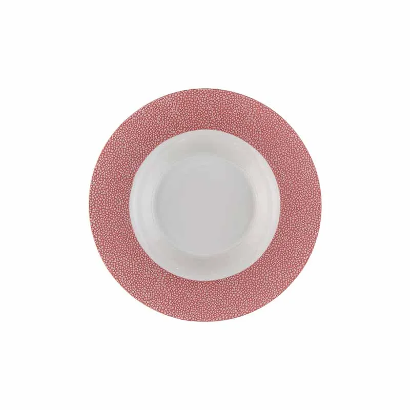 Artis Purity Pearls bol rose 24cm bord perle