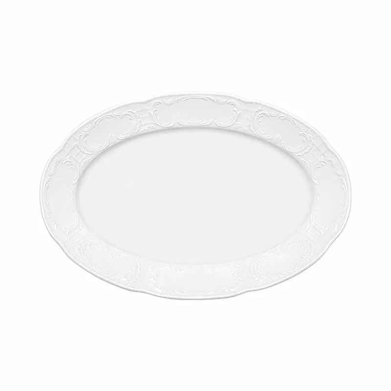 Artis Mozart assiette ovale à aile 28 cm