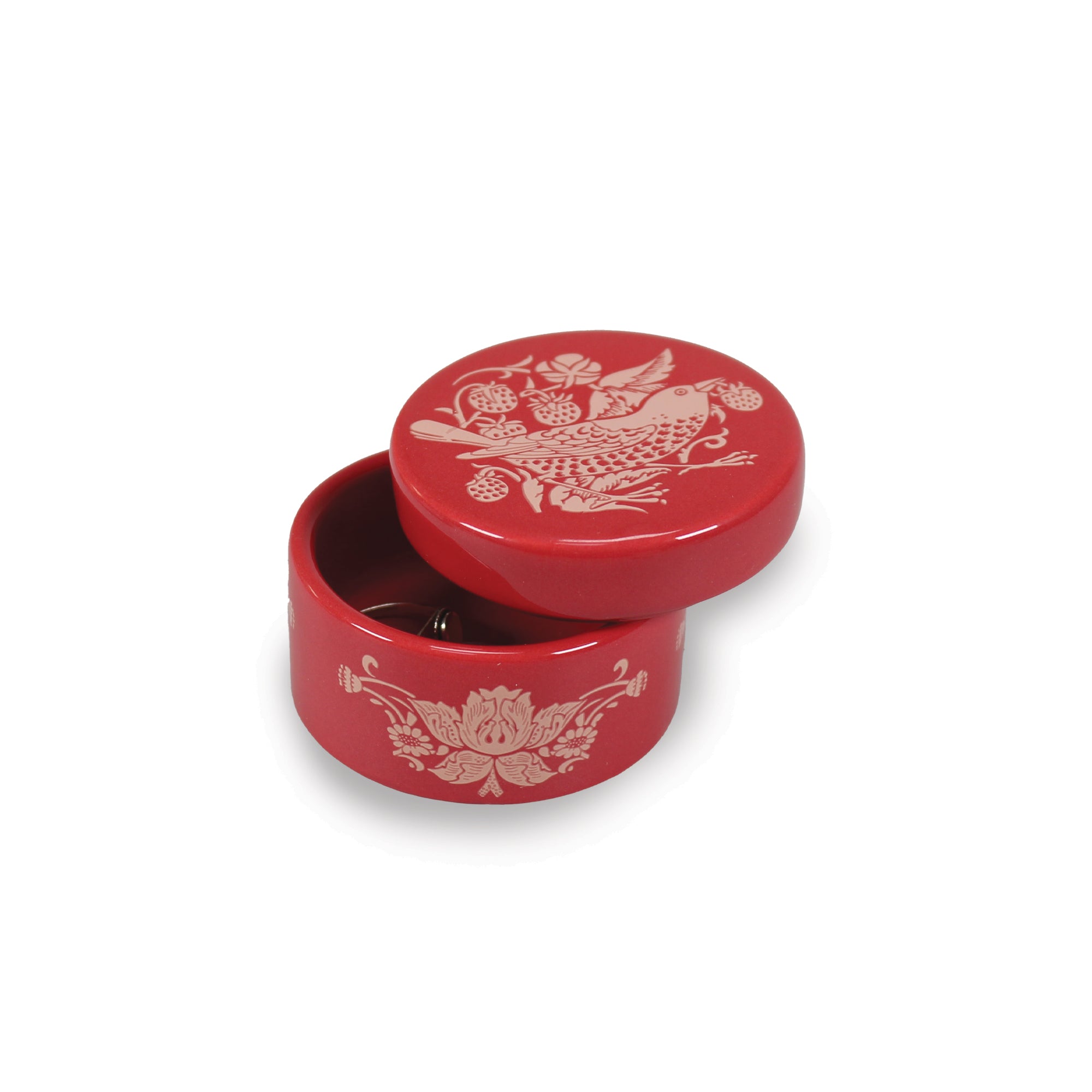 William Morris Strawberry Thief boîte à bijoux 6 cm