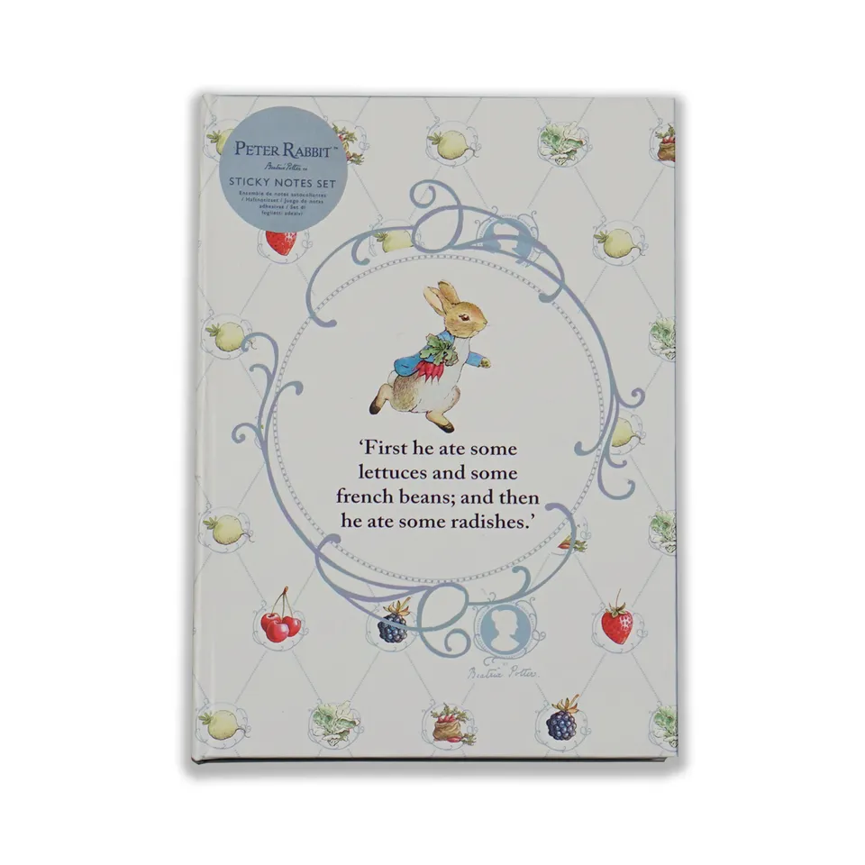 Peter Rabbit notes adhésives A6 blanc
