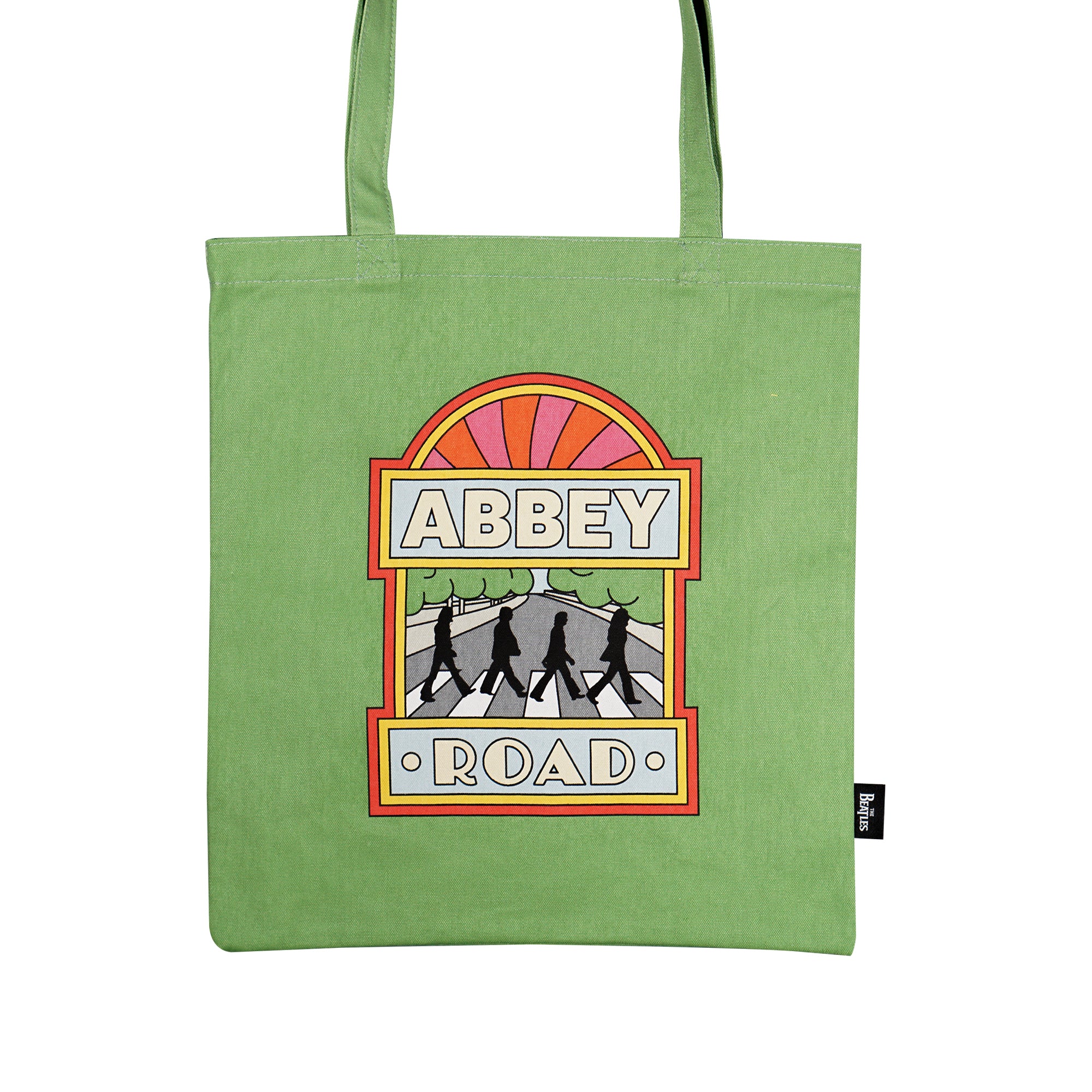 HMB The Beatles Abbey Road tote bag coton recyclé vert