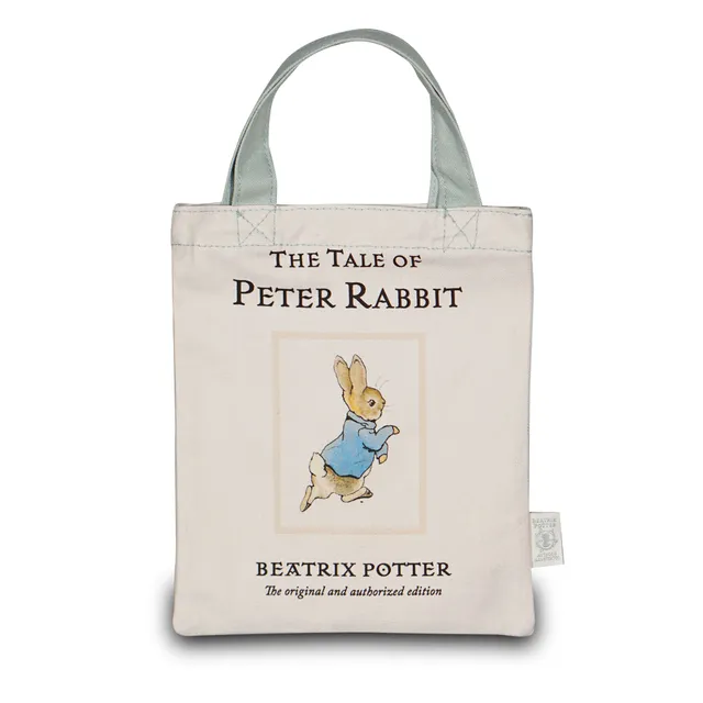 Peter Rabbit tote bag petit coton recyclé jardin anglais