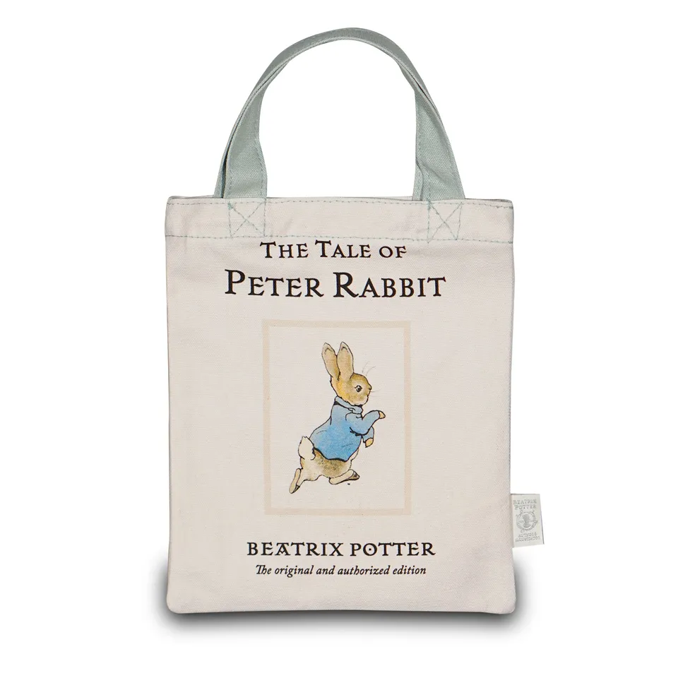 Peter Rabbit tote bag petit coton recyclé jardin anglais