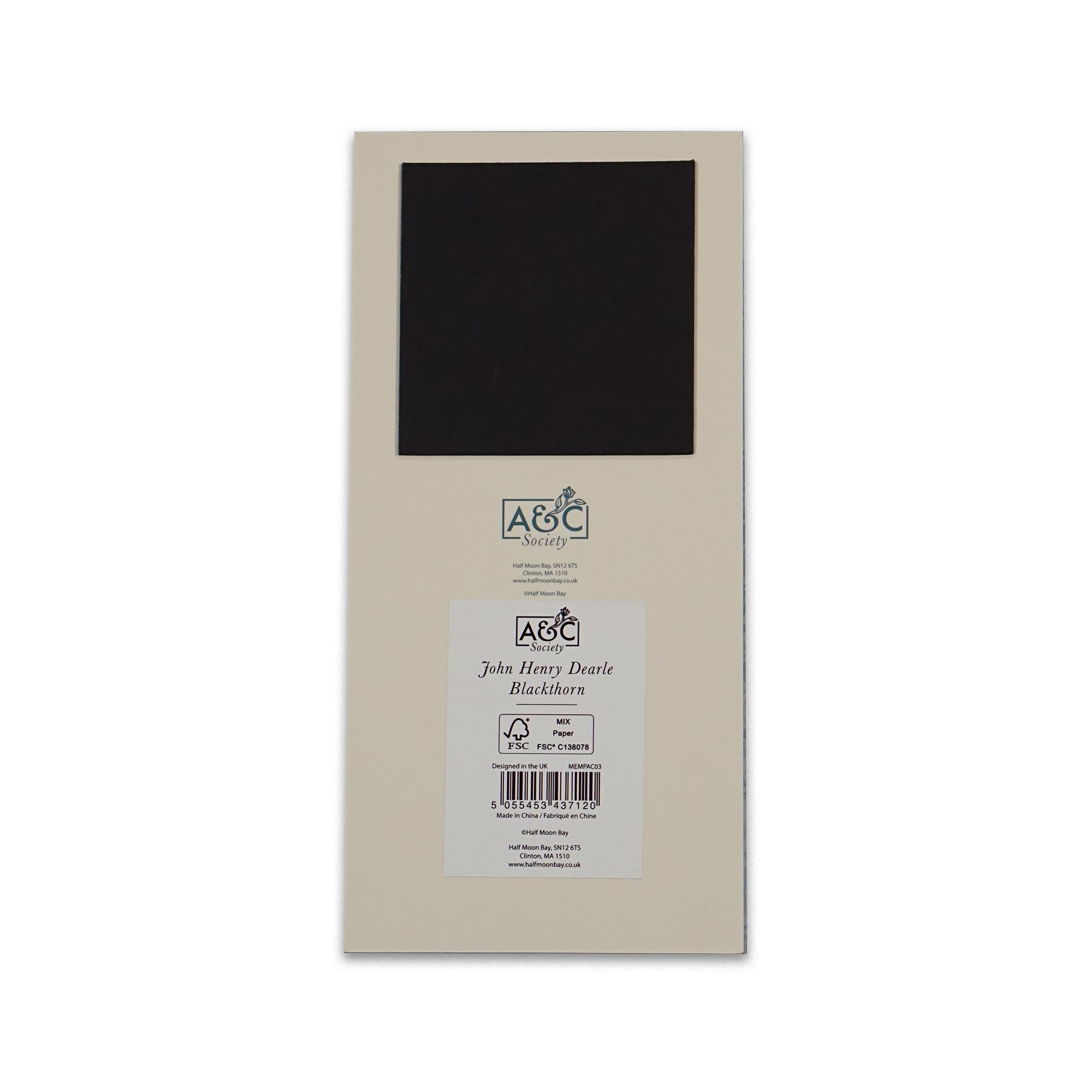 HMB Arts & Crafts bloc mémo Blackthorn magnétique
