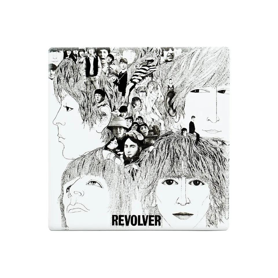 The Beatles dessous de verre Revolver céramique 10 cm
