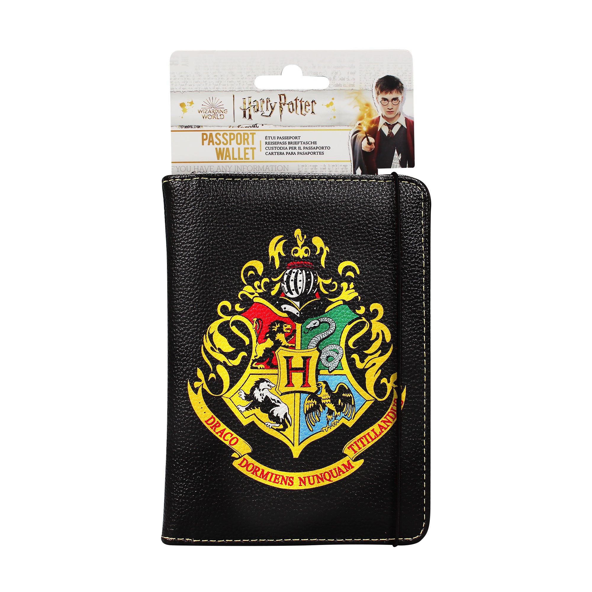 Harry Potter Hogwarts protège-passeport noir 15 cm