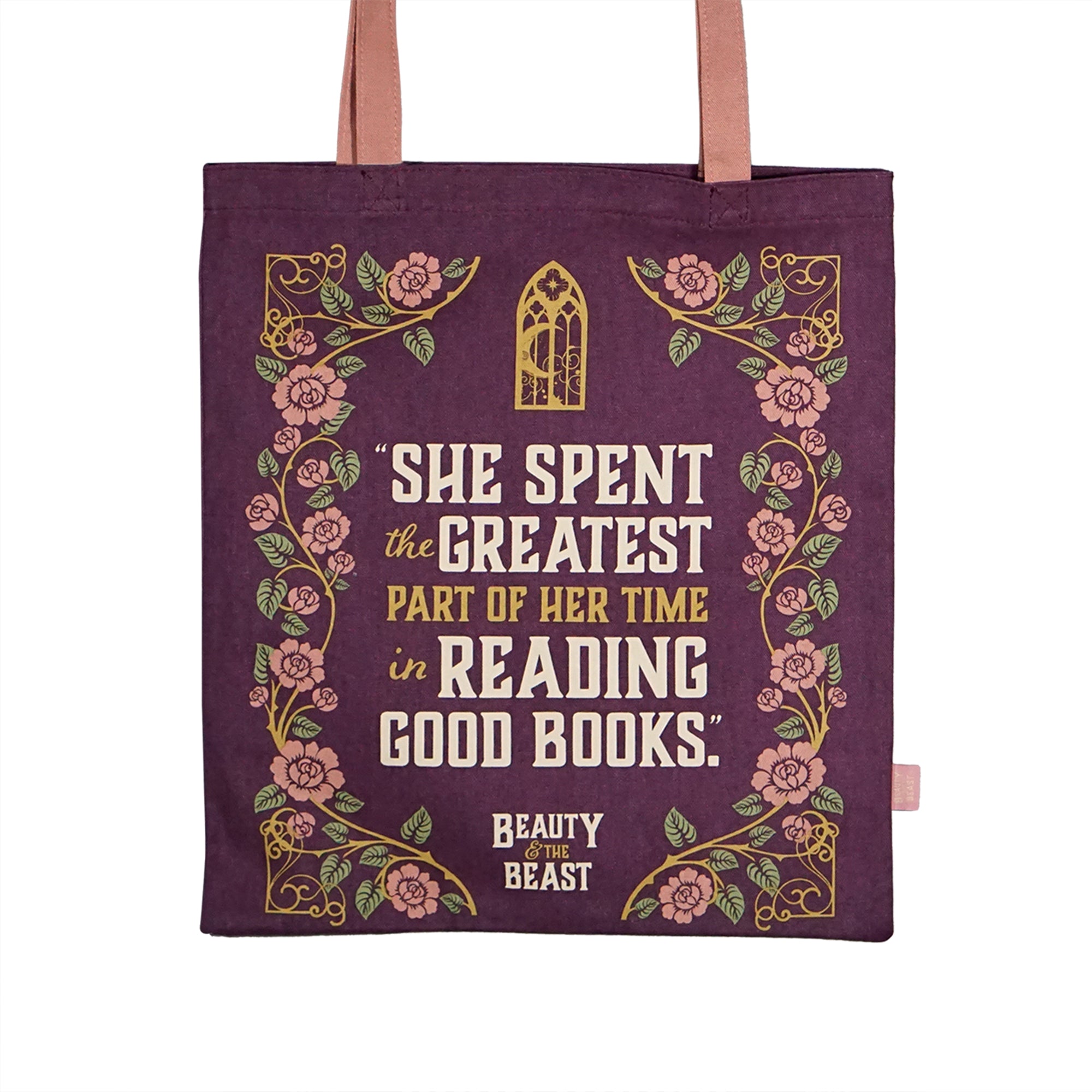 HMB Belle et Bête tote bag shopper coton recyclé violet