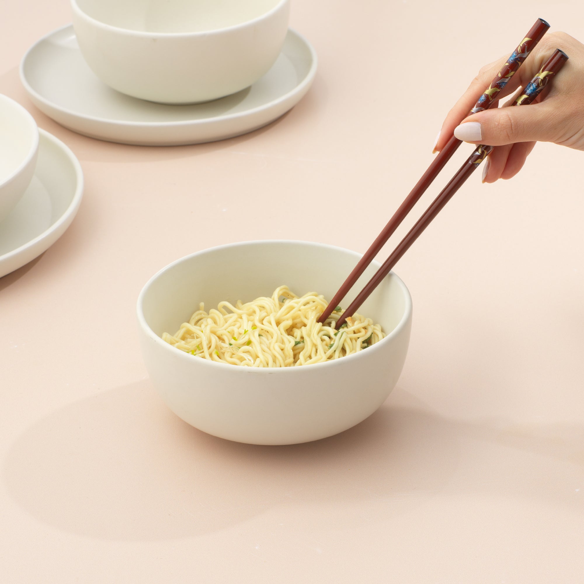 JoyJolt Mesa bols à soupe grès lot de 6 mat 68 cl