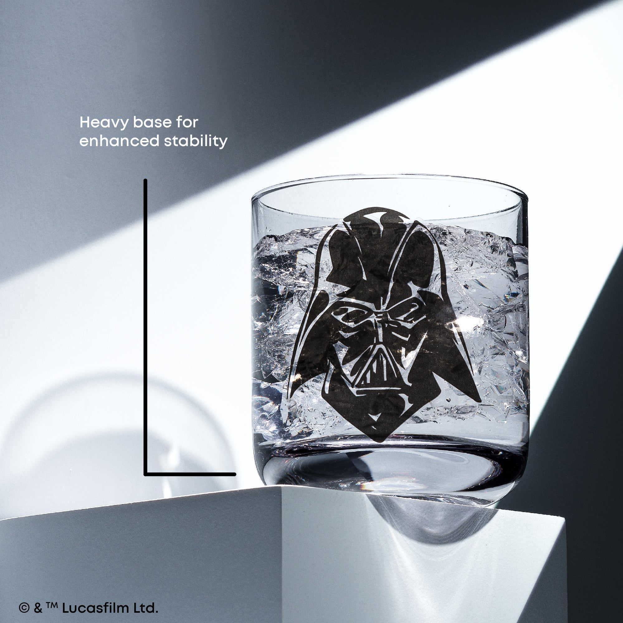 JoyJolt Star Wars Dark Side lot 2 verres courts 30 cl