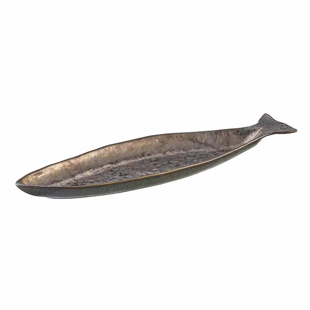Artis Shells Fish plat bronze 43x12 cm