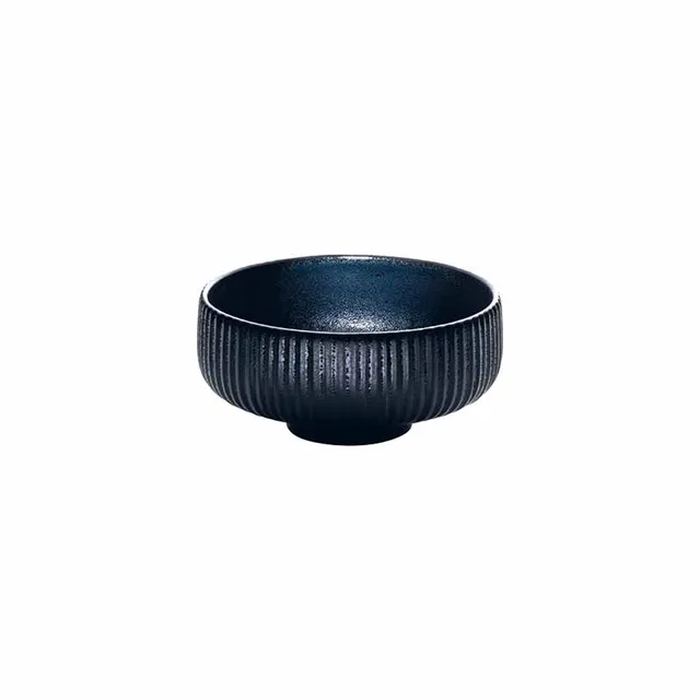 Artis Nara Black Relief coupelle 8 cm noire