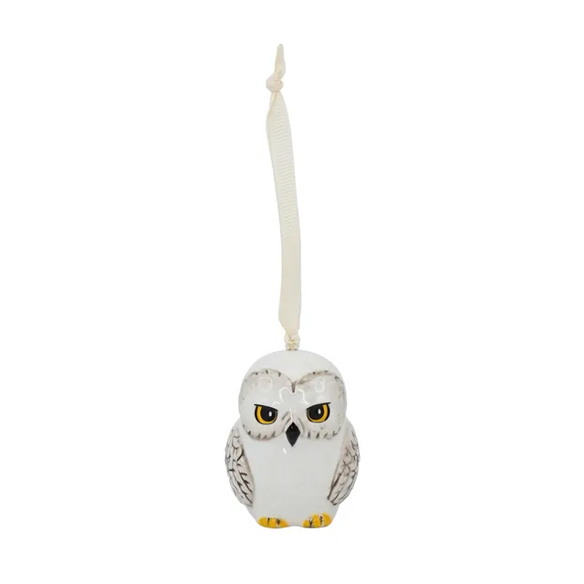 HMB Harry Potter Hedwig suspension céramique blanche 7 cm