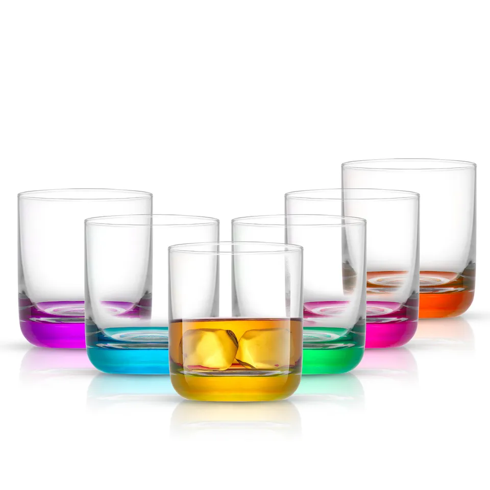 JoyJolt Hue Verres Whisky Old Fashioned 30 cl Lot 6