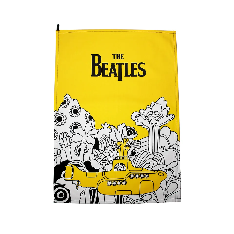 HMB The Beatles Yellow Submarine torchon coton 65x45