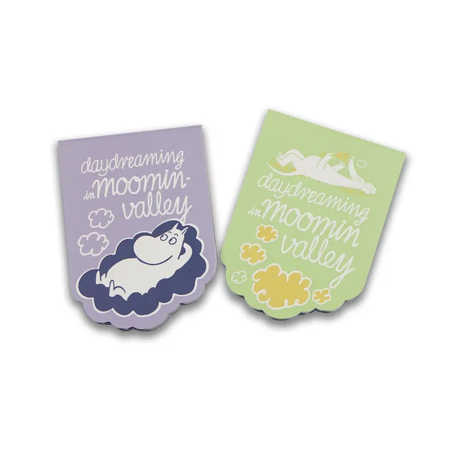 Moomin Daydreaming lot 2 carnets poche violets