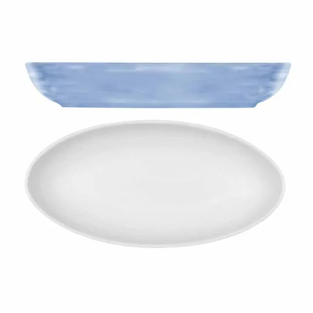 Artis Modern Rustic plat bleu 28 cm céramique
