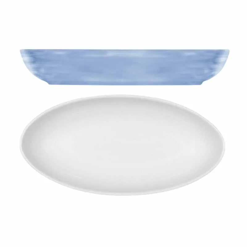 Artis Modern Rustic plat bleu 28 cm céramique