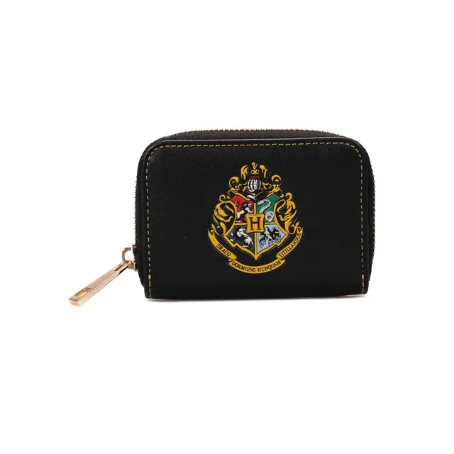 Harry Potter Hogwarts Crest porte-monnaie noir 10 cm