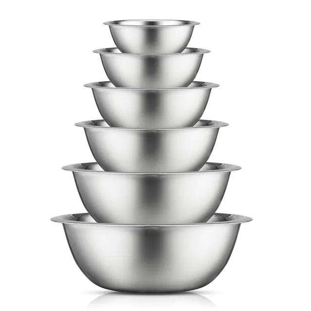 JoyJolt saladiers inox pâtisserie lot de 6