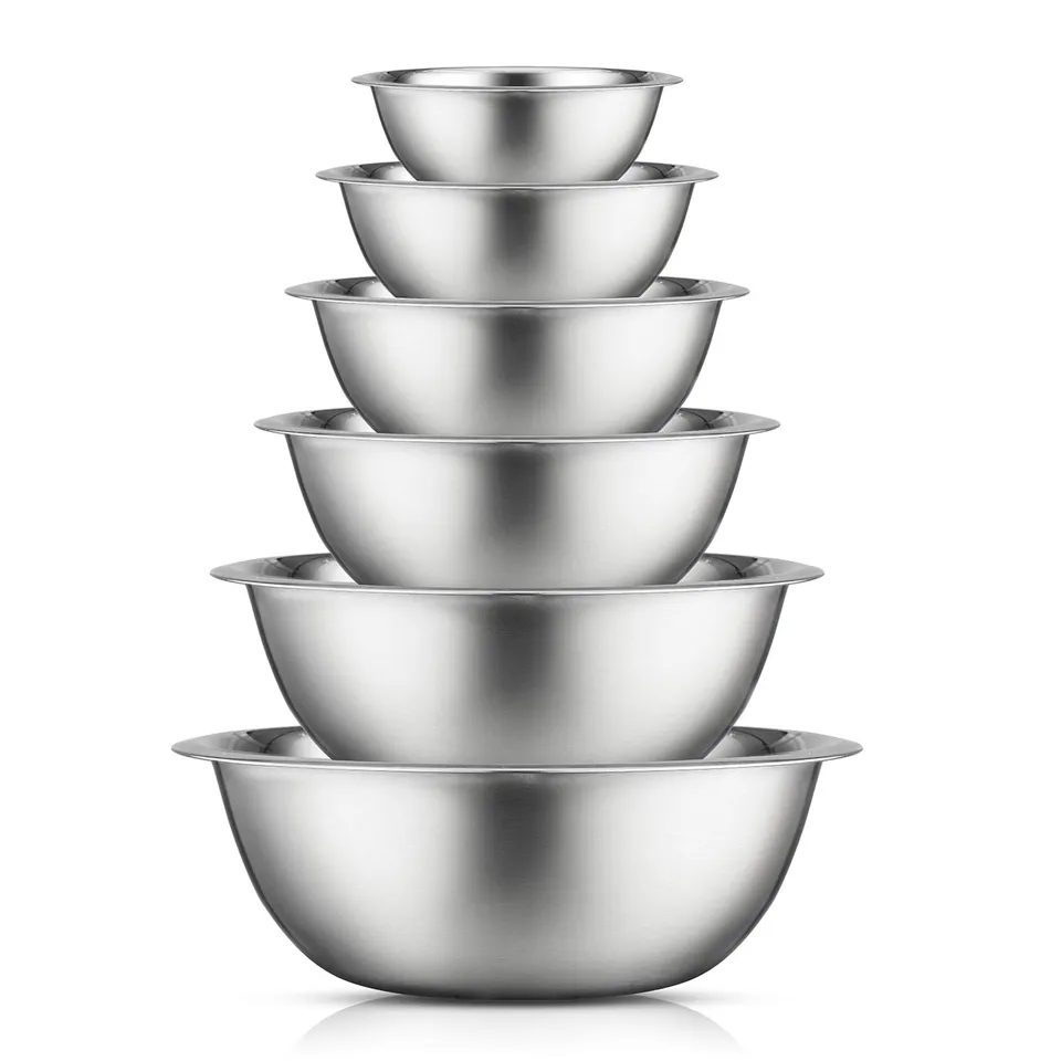 JoyJolt saladiers inox pâtisserie lot de 6