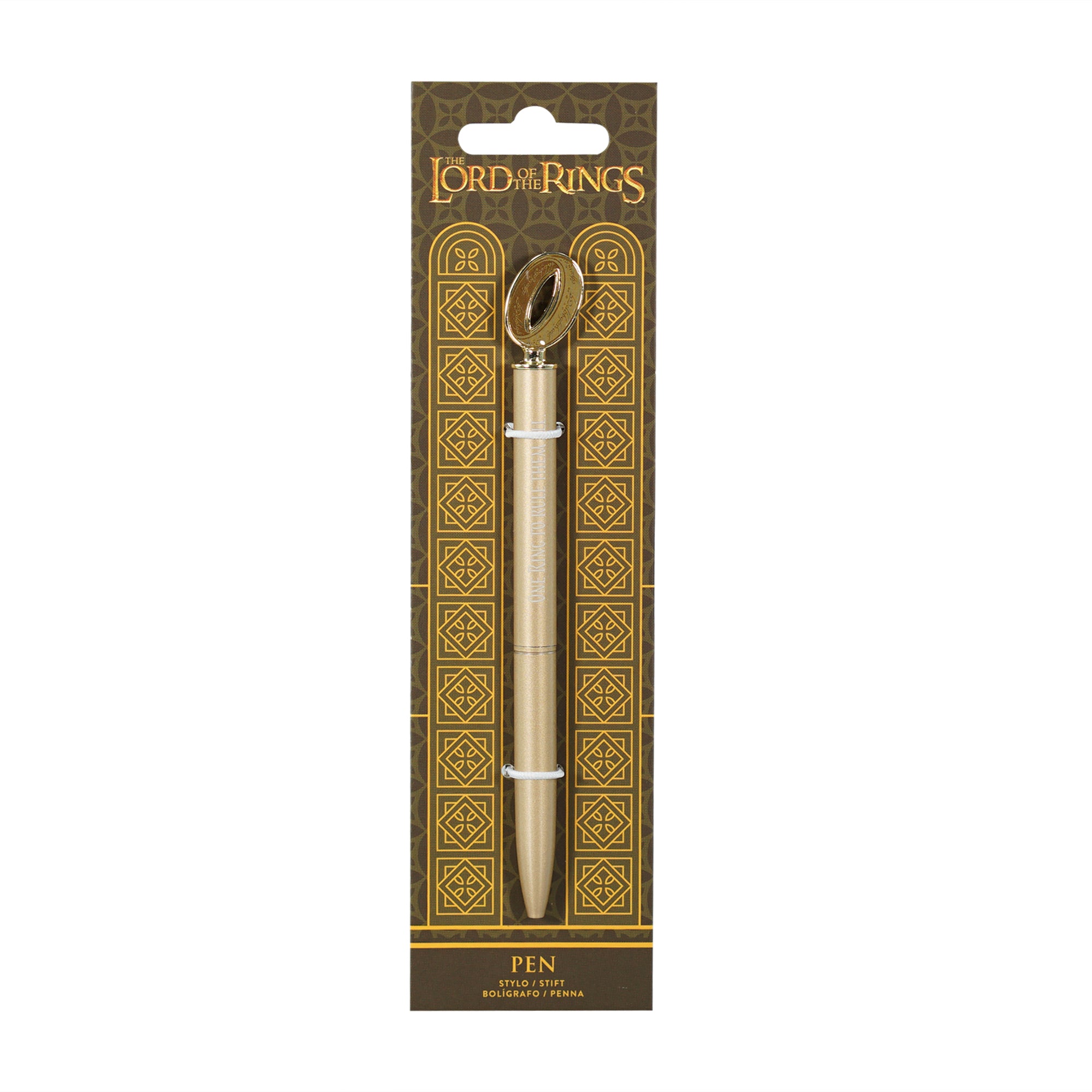 HMB Lord of the Rings One Ring stylo métal doré