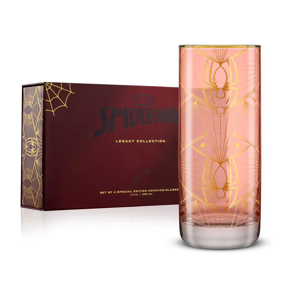 JoyJolt Marvel Spider-Man Legacy verres hauts lot de 4