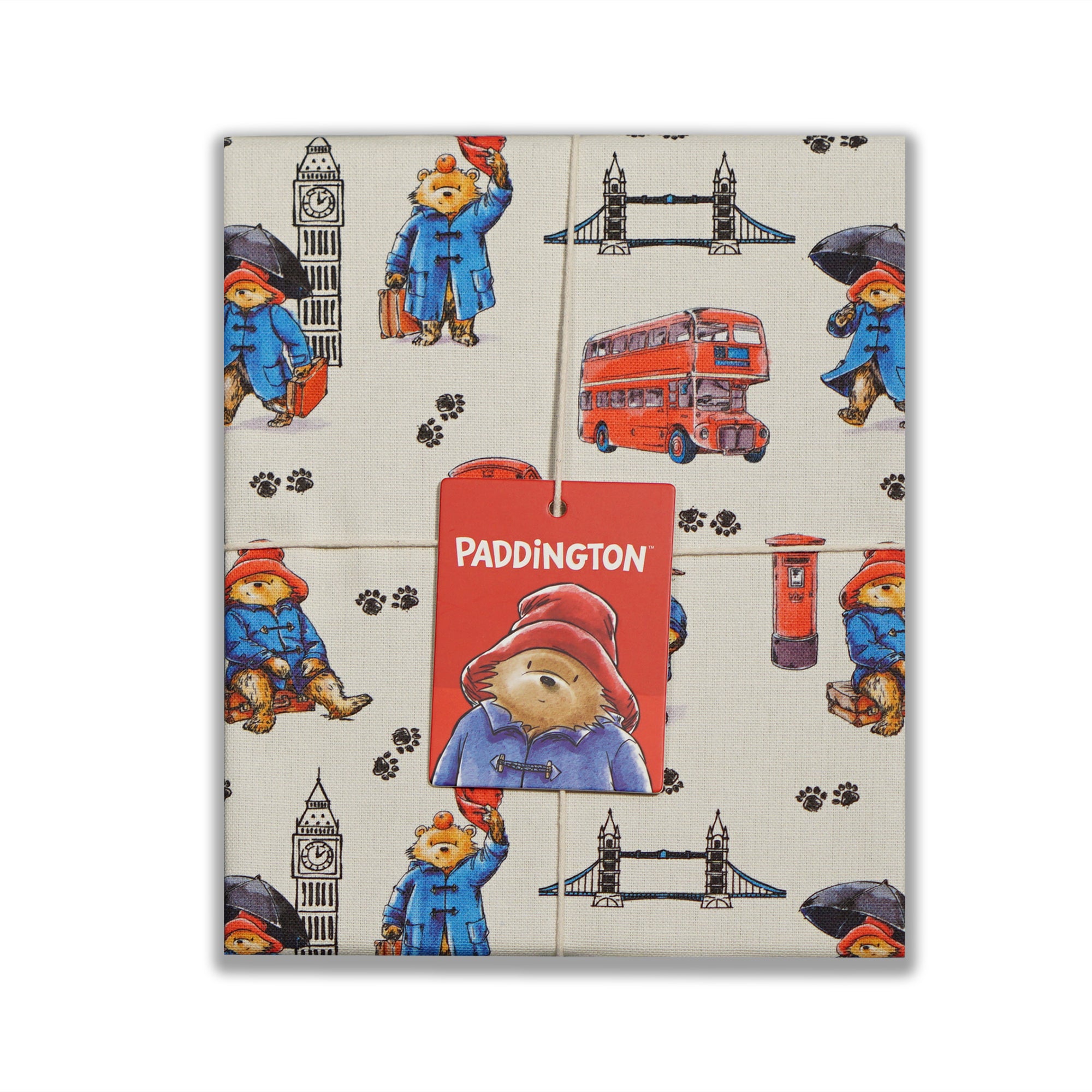 Paddington London torchon coton recyclé blanc