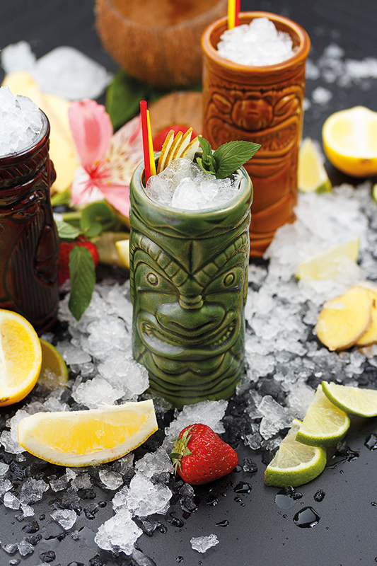 Artis Tiki Shot verre lot de 3 x 25 cl exotique