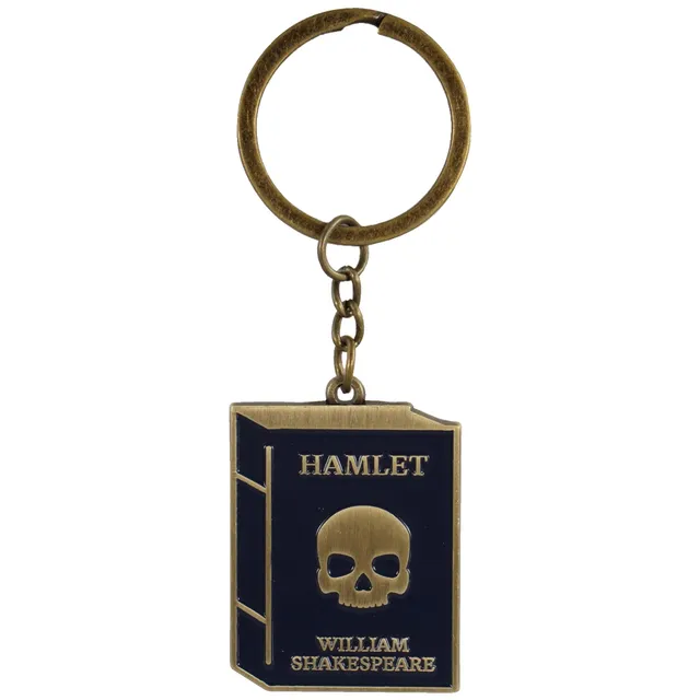 Shakespeare porte-clés Hamlet métal noir