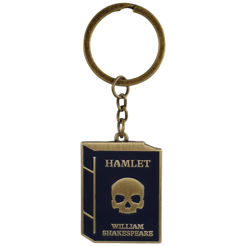 Shakespeare porte-clés Hamlet métal noir