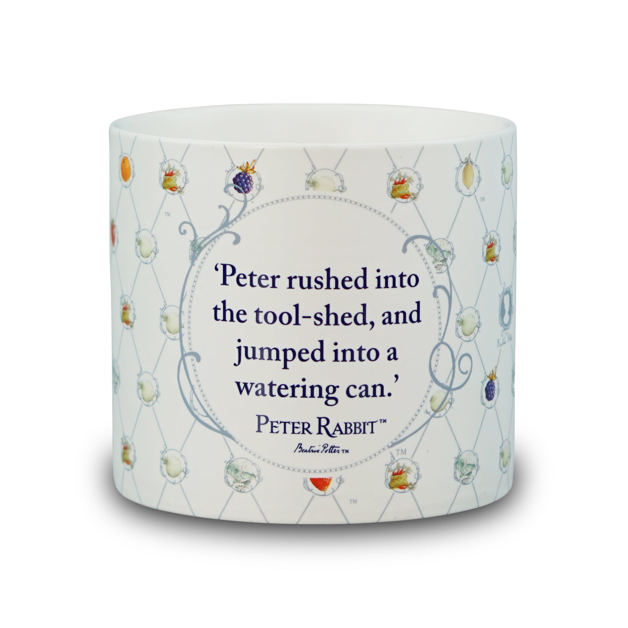 Peter Rabbit pot céramique 10 cm blanc décoratif