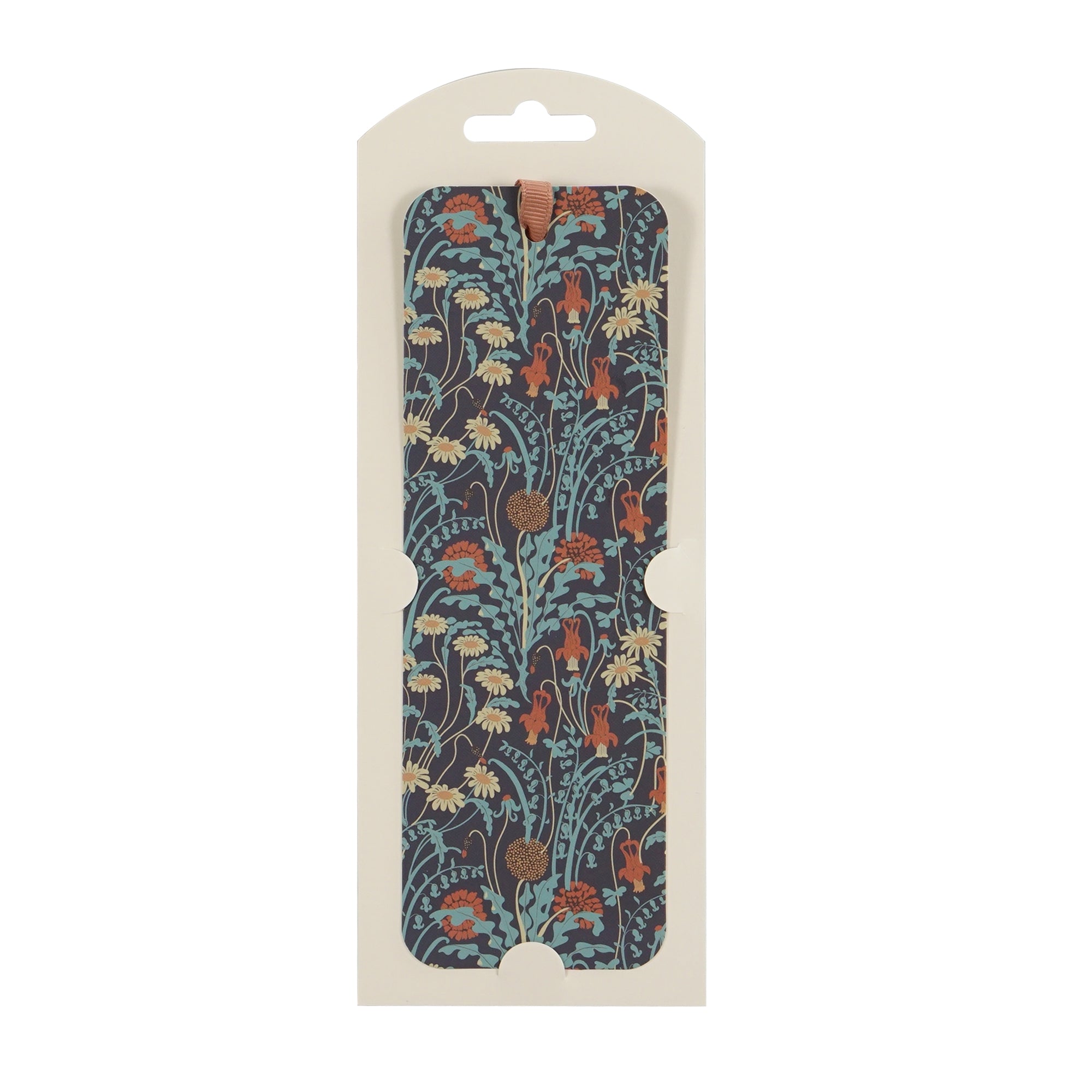 Arts & Crafts Society Walter Crane marque-page fleurs bleu
