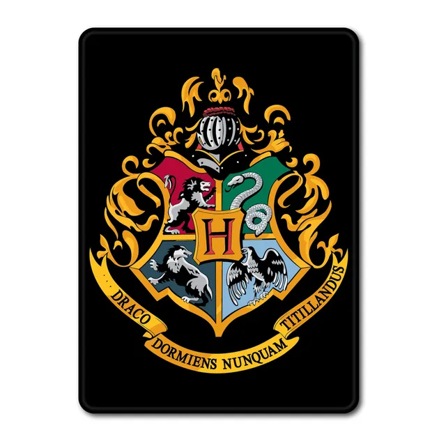 Harry Potter Hogwarts magnet blason noir 9 cm