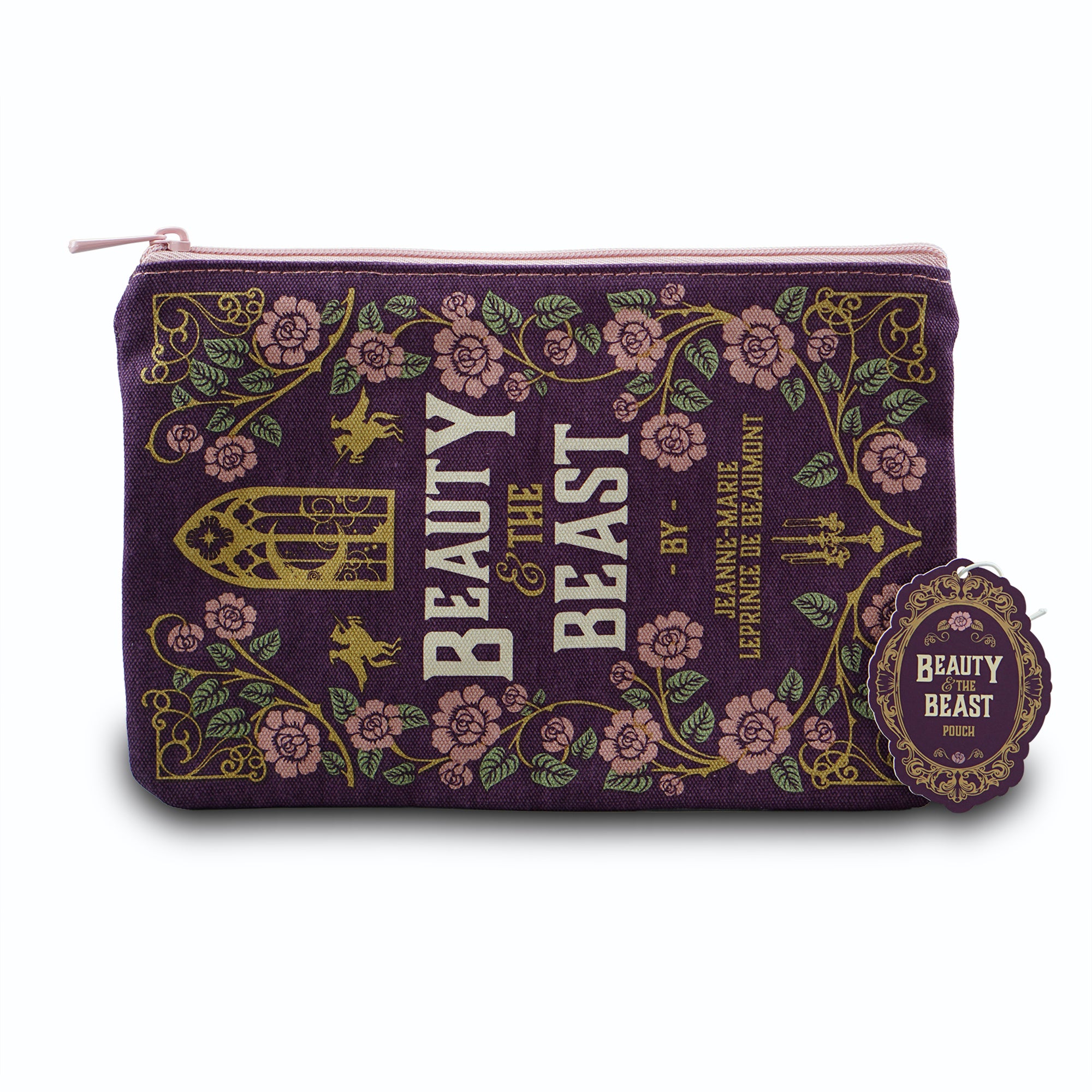 HMB Beauty and the Beast trousse coton 16x24 violet