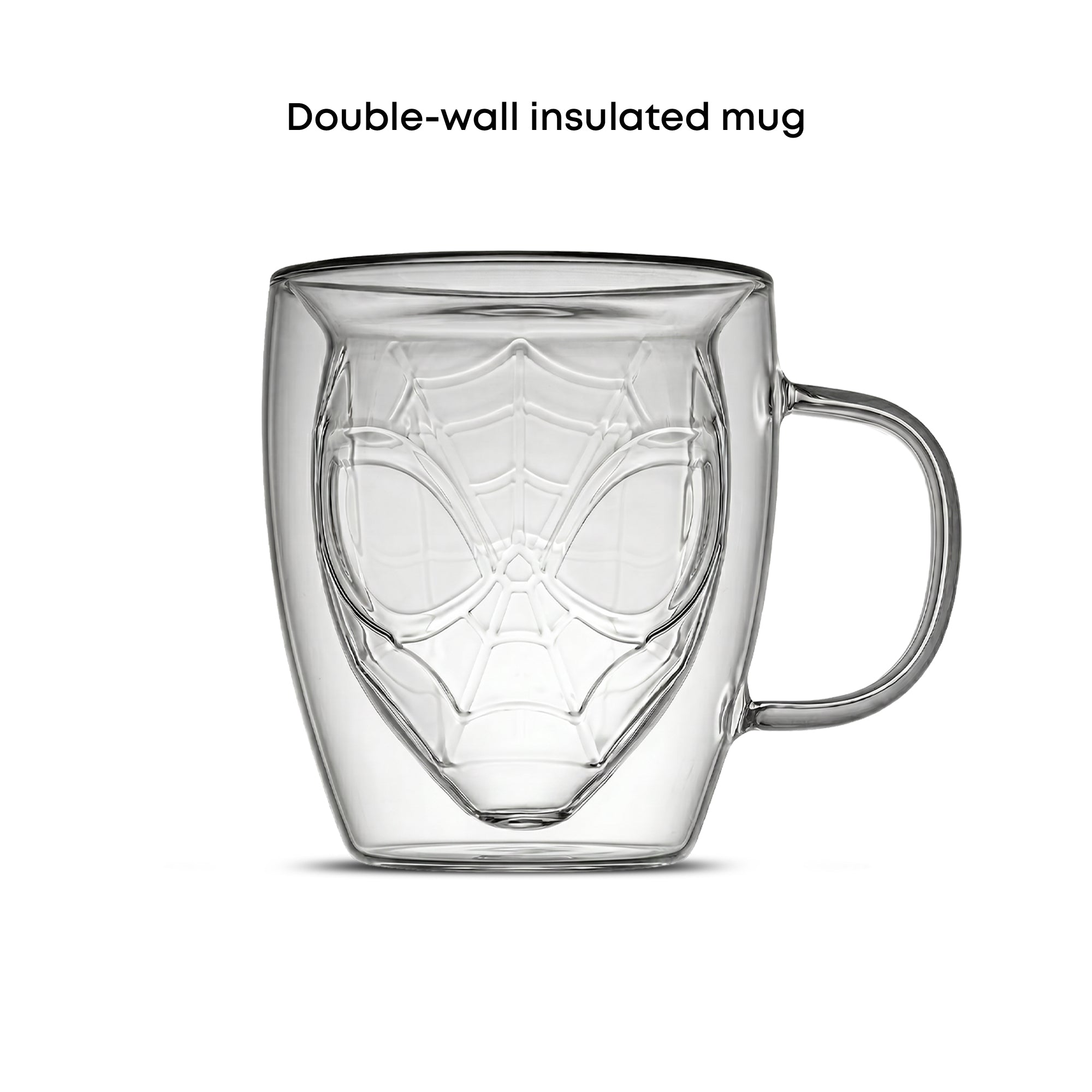 JoyJolt Marvel Spider-Man 3D mug verre double paroi 31 cl