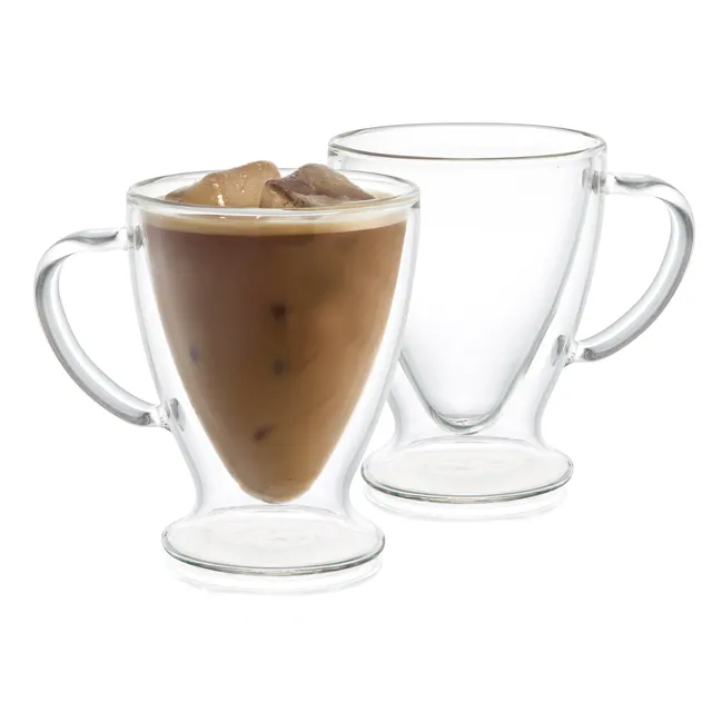 JoyJolt Declan verre café double paroi 30 cl lot de 2