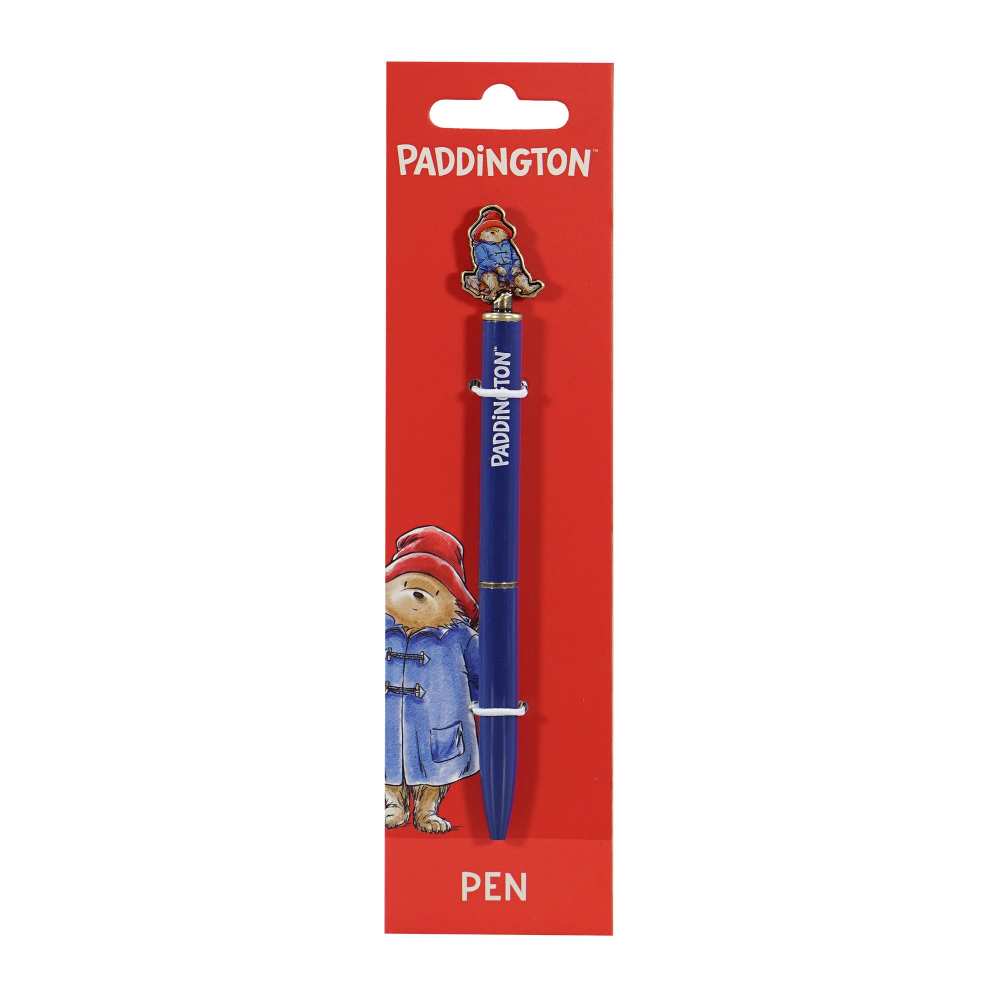 Paddington Bear stylo métal figurine 2D bleu