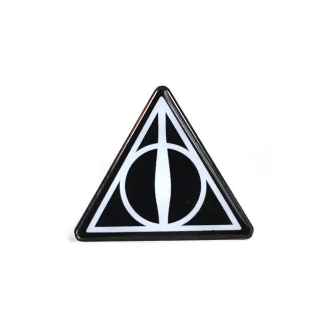 Harry Potter Deathly Hallows pin's reliques noir