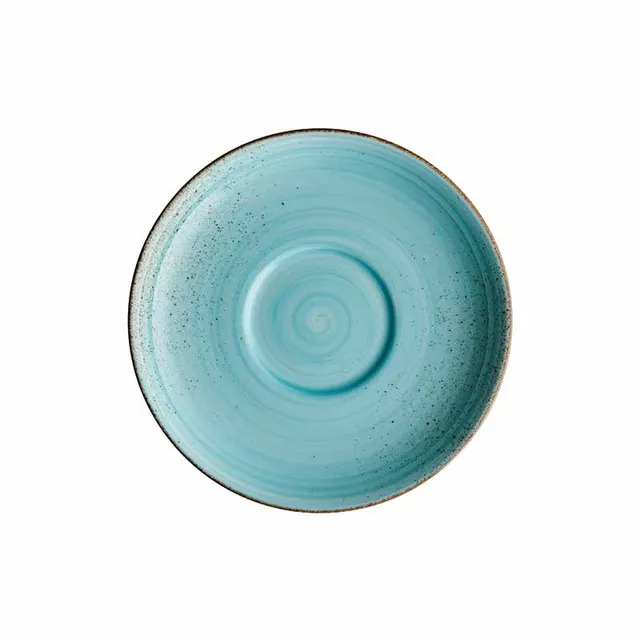 Artis Modern Rustic Lagoon Combi soucoupe 15,6 cm bleue