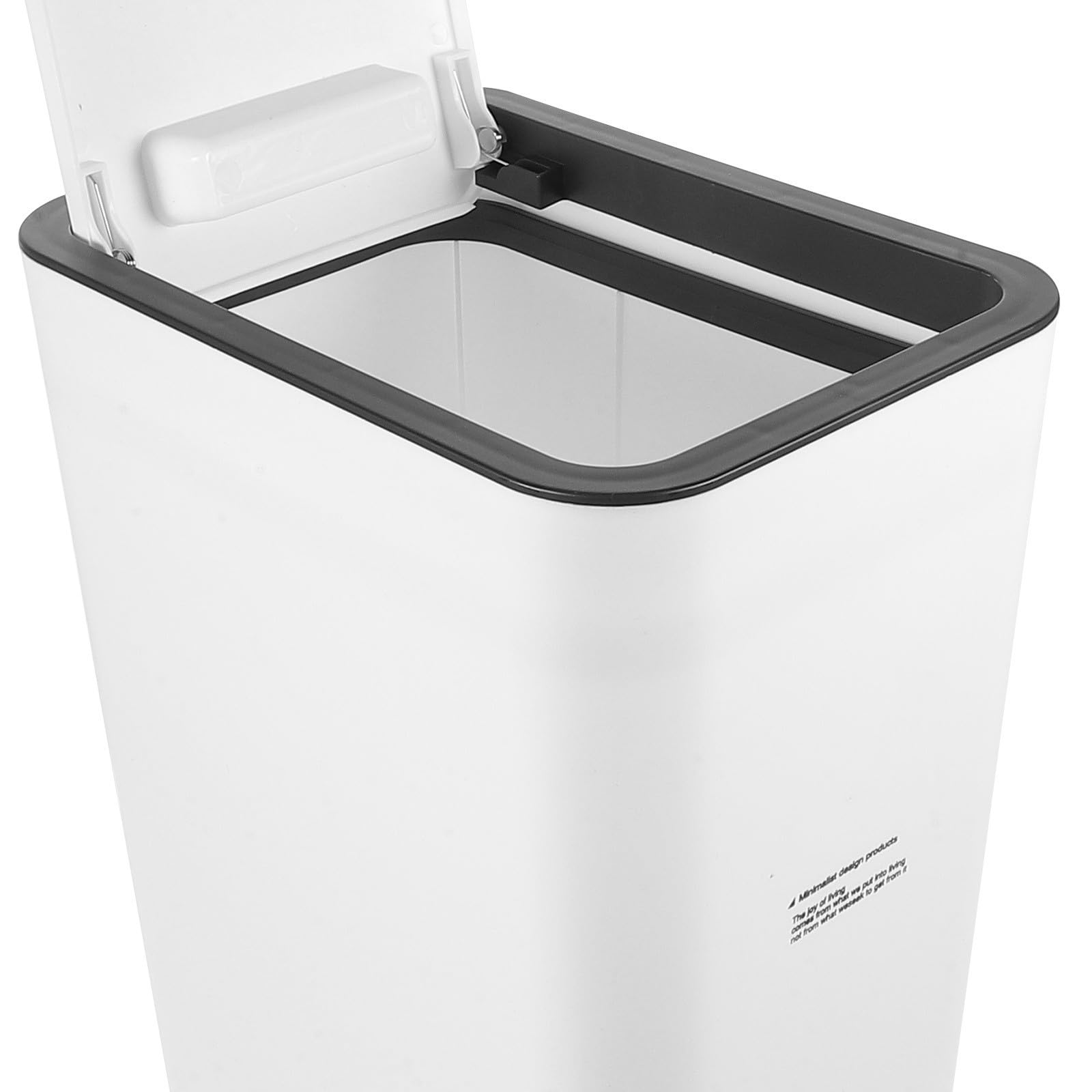 Alipis petite poubelle plastique étroite couvercle pression