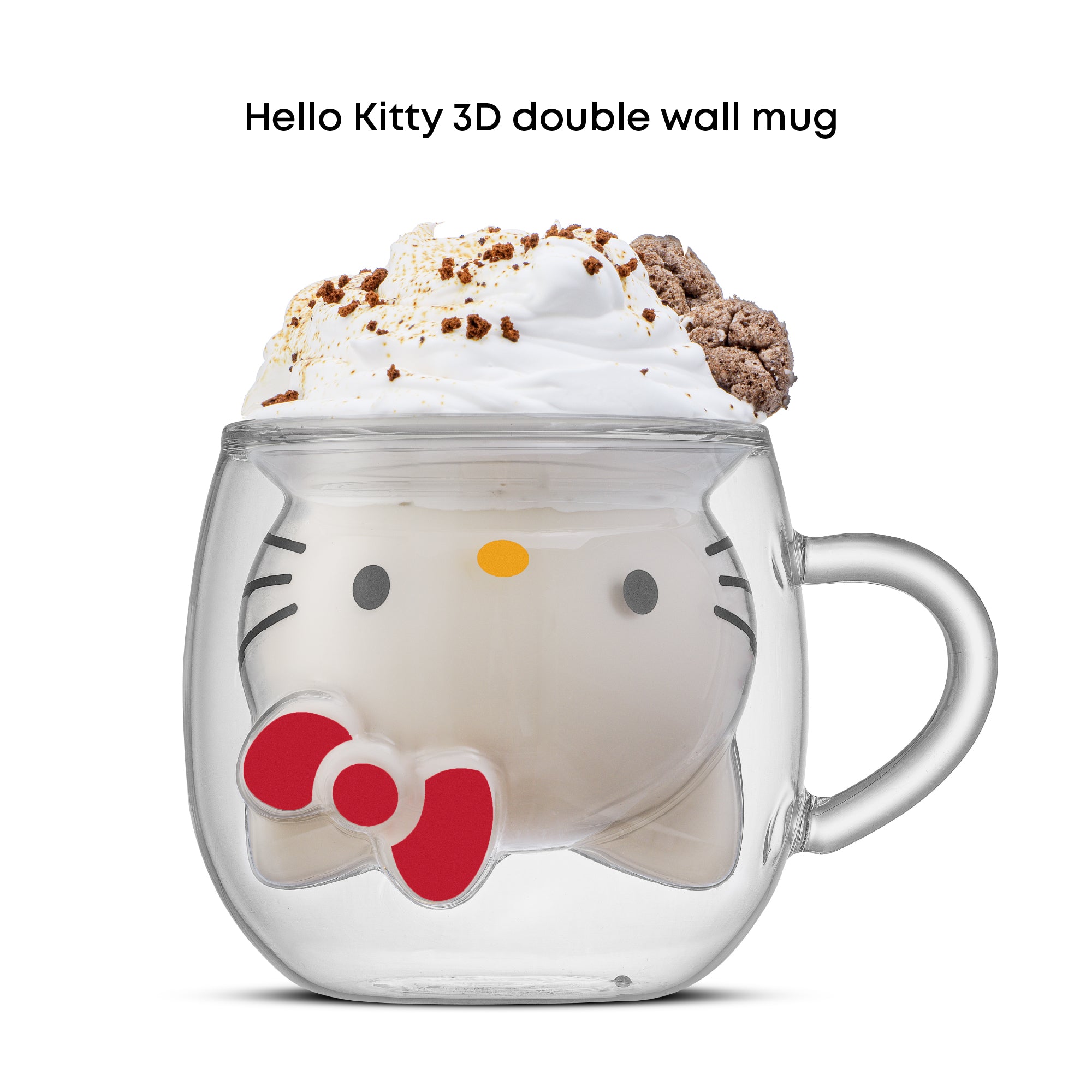 JoyJolt Hello Kitty mug double paroi verre 40cl