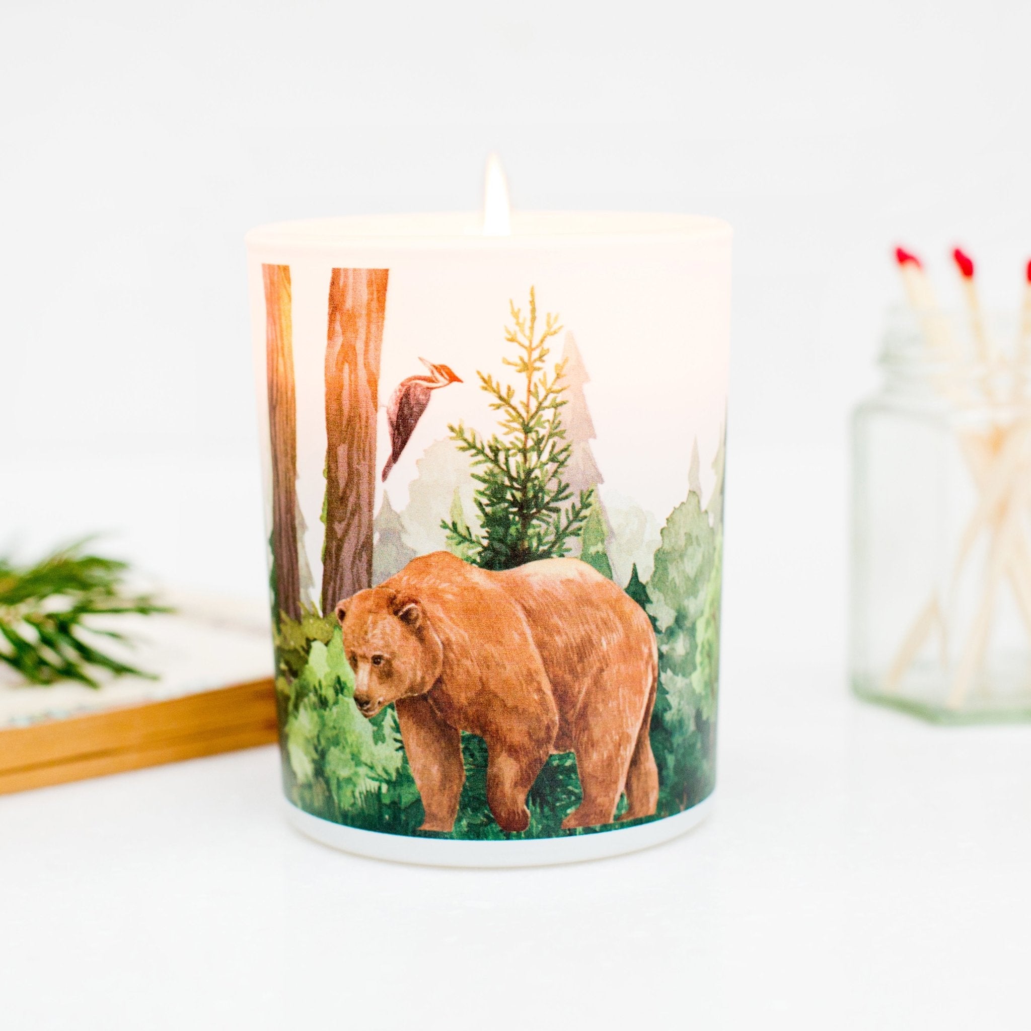 Trouvaille Global Forest bougie parfumée soja sapin